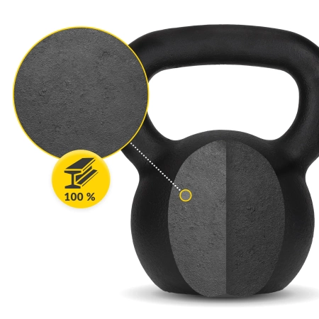 Öntöttvas kettlebell, 24 kg