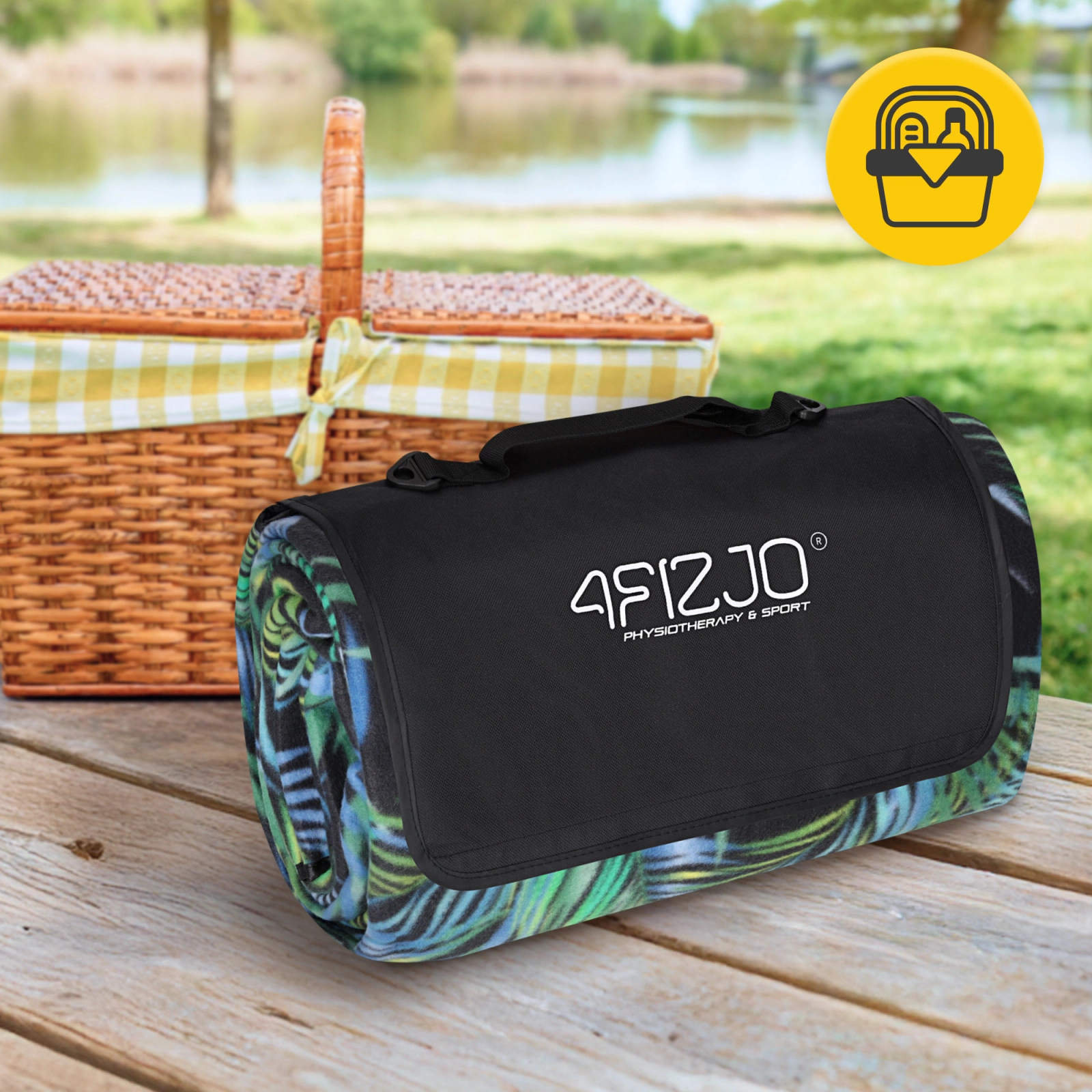 koc piknikowy mata izolująca wodoodporny