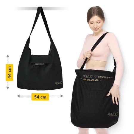 ECO akupresszúrás matrac párnával, XL, fekete-arany