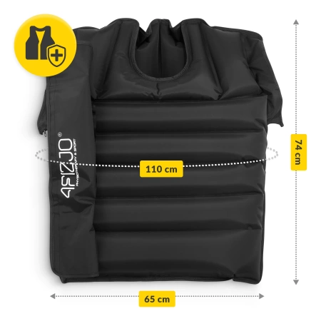 C6 kompressziós mellény nyirokmasszázshoz