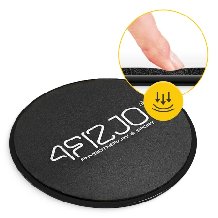 SLIDE csúszókorong edzéshez, 2 db, fekete