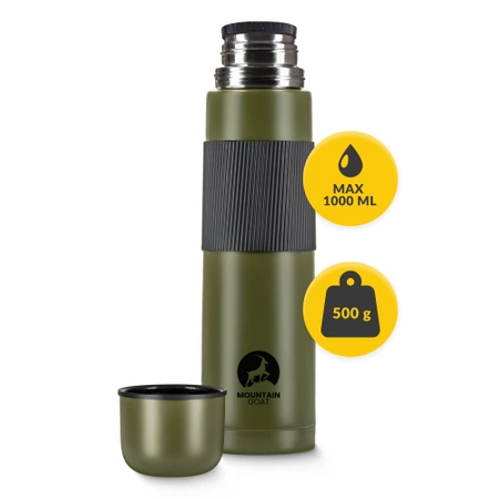 Termosz kávé- és teafőzéshez, 1 l, zöld