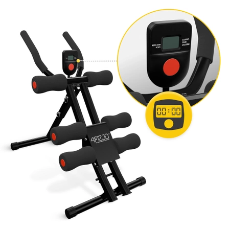 Összecsukható hasizomerősítő gép