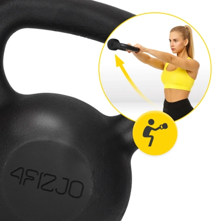 Öntöttvas kettlebell, 24 kg