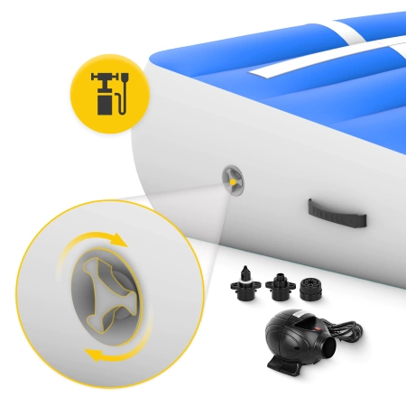 AIR INCLINE akrobatikai rámpa, 2 x 1 x 0,4 m + pumpa