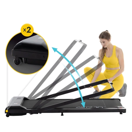 TM LIGHT elektromos futópad otthoni használatra, az íróasztal alatt