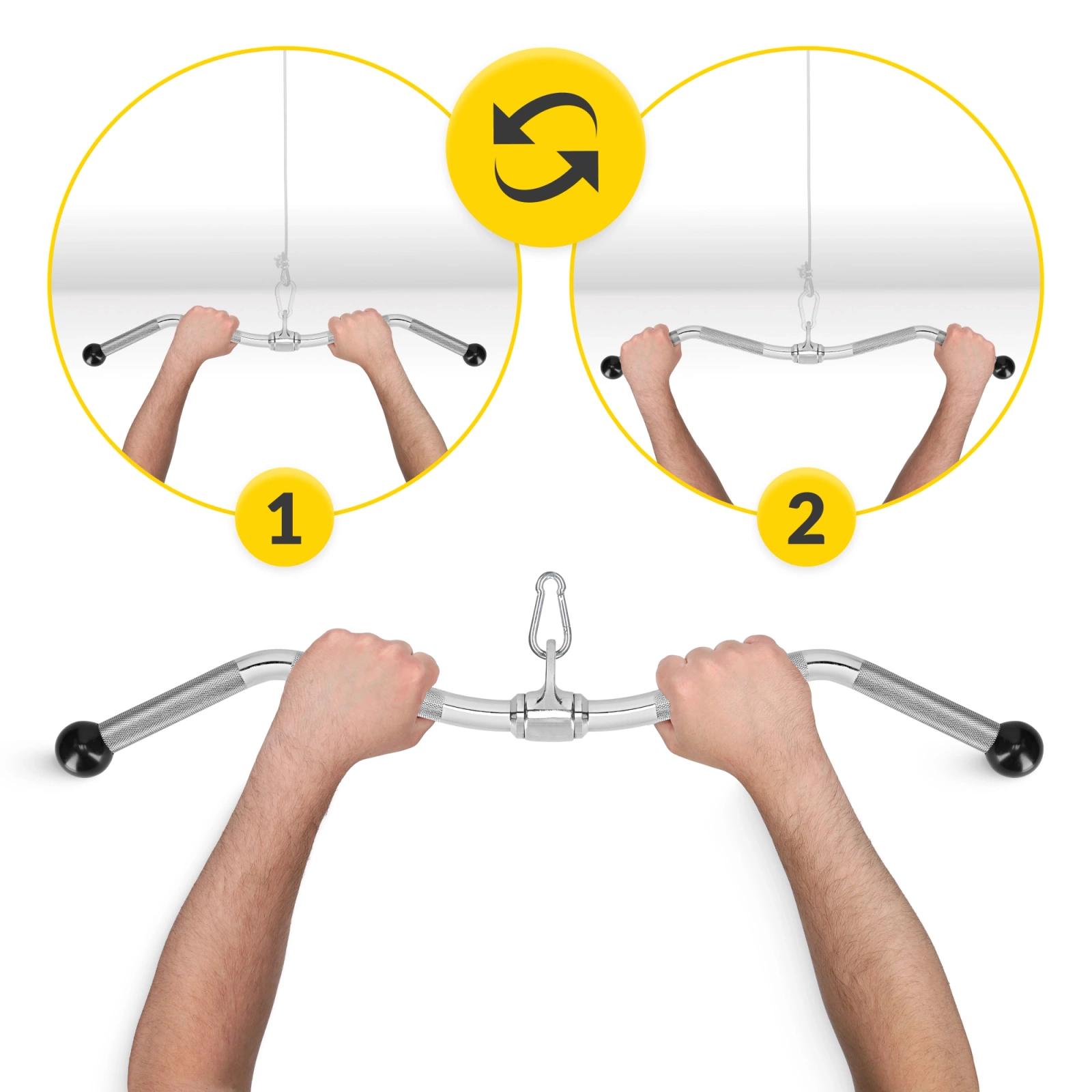 uchwyt do wyciagu lamany zakrzywiony 4fizjo