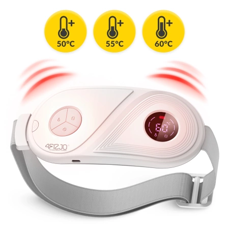 Melegítő menstruációs öv menstruációs fájdalmak ellen – fehér