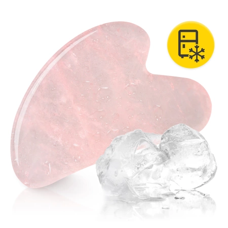 Klasszikus Gua Sha kő természetes rózsakvarcból