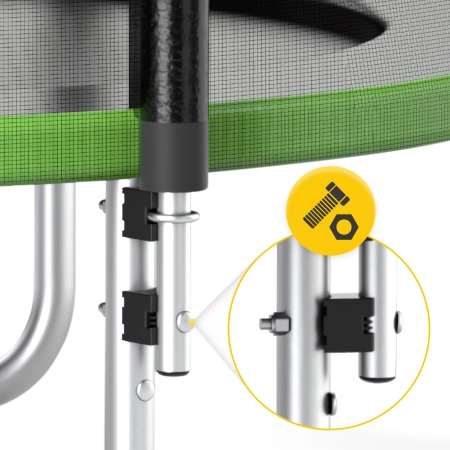 CLASSIC kerti gyerek trambulin, 252 cm, 8 láb