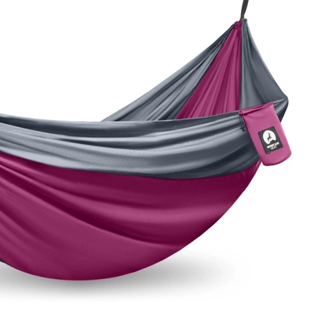 Mountain Goat kétfős utazási függőágy, szürke és rózsaszín