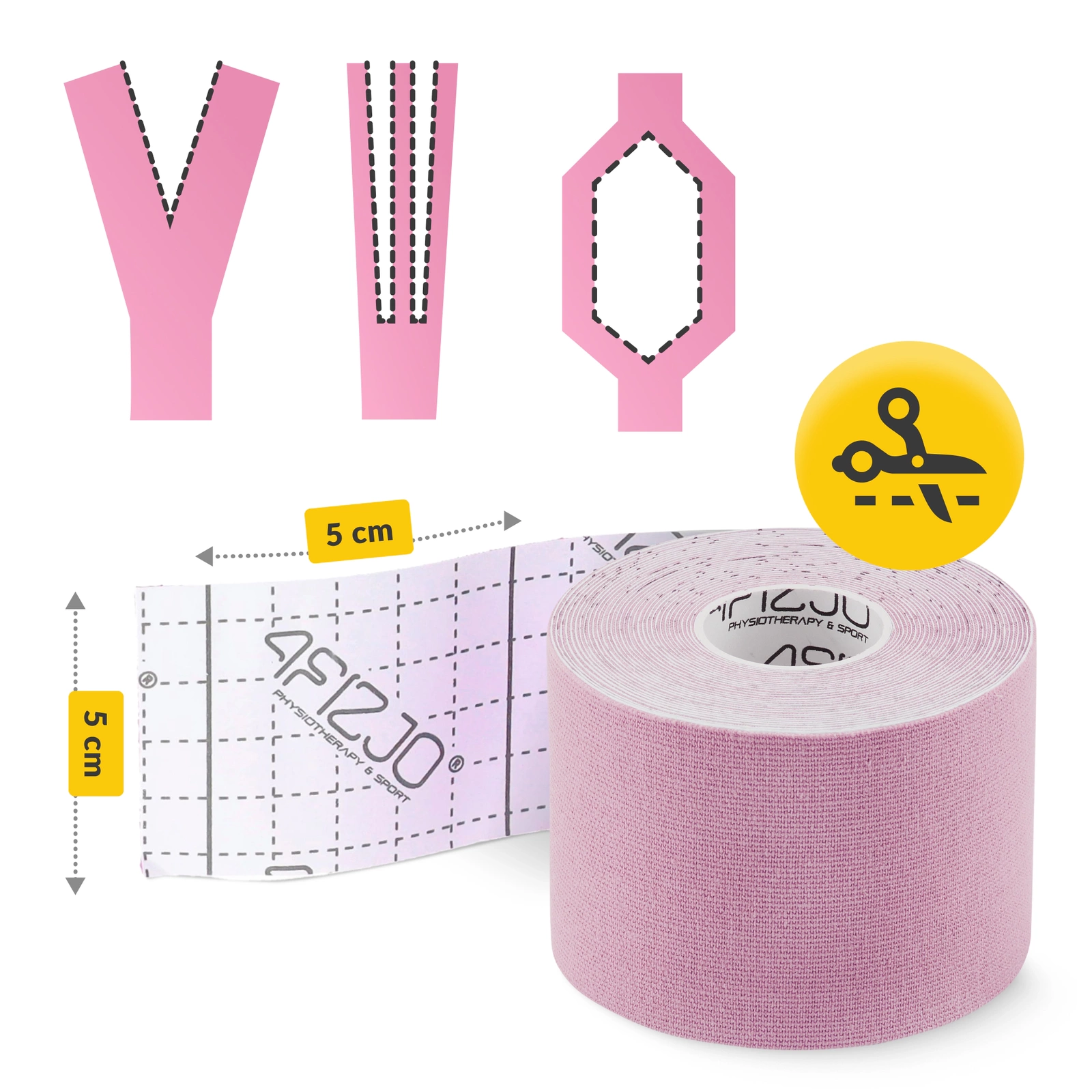 tasma kinezjologiczna do tapingu kinesio tejp tejpy 4fizjo