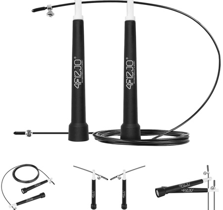 STANDARD csapágyazott ugrálókötél, fekete