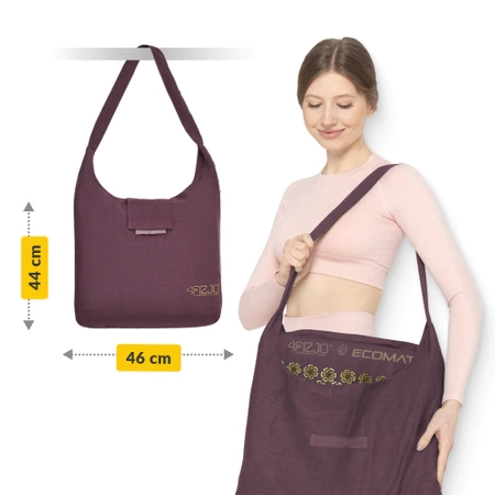 ECO akupresszúrás matrac hajdina- és töltettel, lila