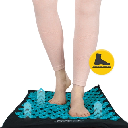 ERGO akupresszúrás matrac párnával, XL, kék