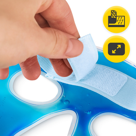 Újrafelhasználható meleg és hideg gél arcmaszk