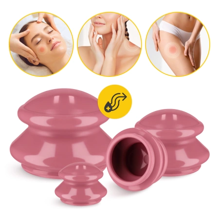 Gumiköpöly készlet, 4 db, rózsaszín