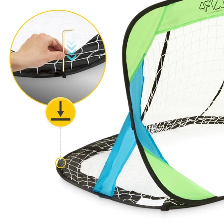 Összecsukható gyermek focikapu, 2 db