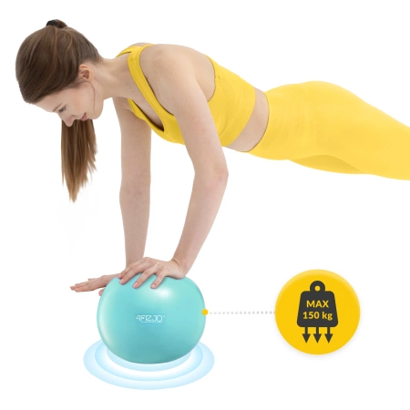 Pilates labda, 22 cm, türkizkék