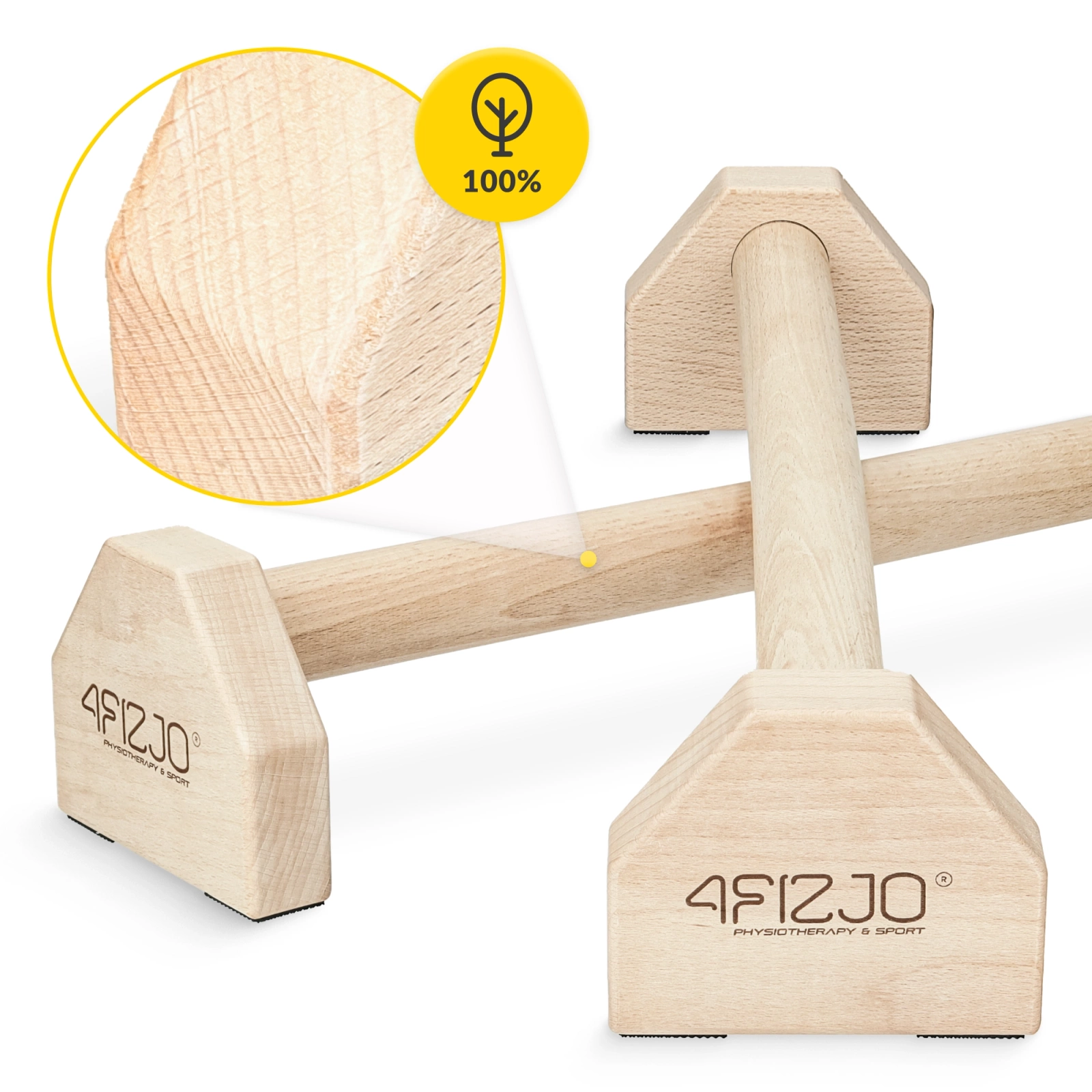 drewniane paraletki uchwyty do pompek 