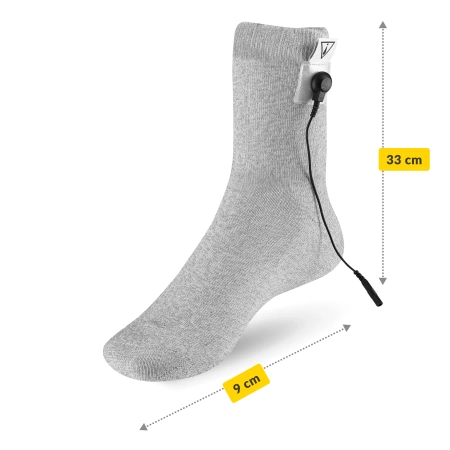 Talp elektrostimulációjához való vezetőzokni