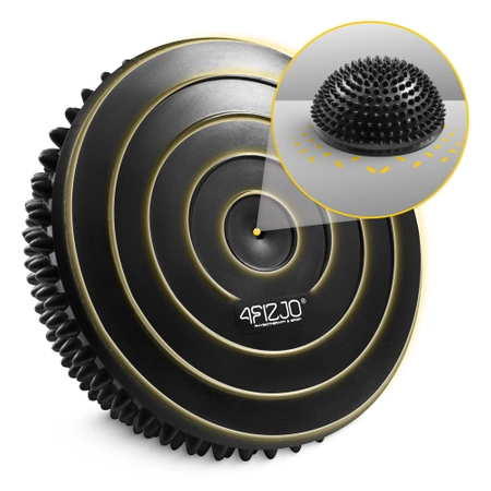 Szenzoros egyensúlyozó félgömb, 2 db, fekete