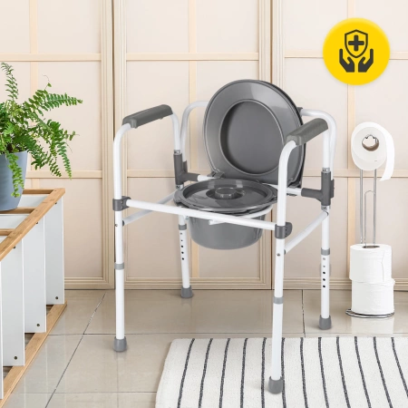 Zuhanyzószék háttámlával és kartámasszal