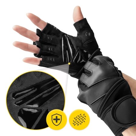 PRO XL edzőkesztyű csuklótámasztékkal