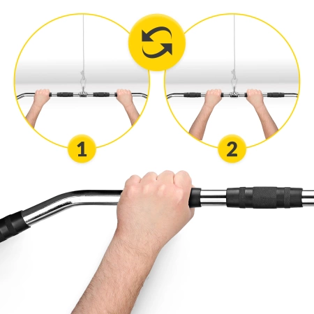 Forgatható széles lehúzórúd