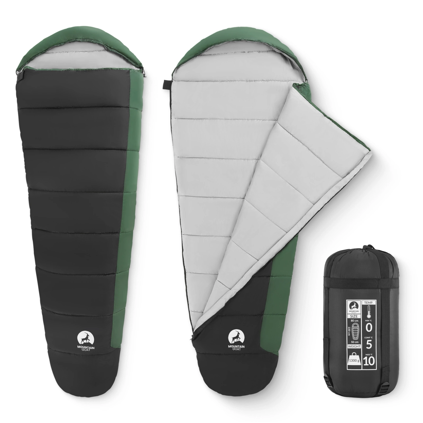 spiwor turystyczny mumia z torba