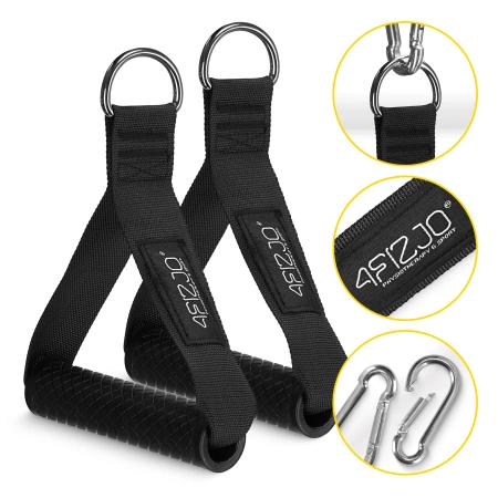 Gumírozott fogantyú csigás gépekhez, 2 db