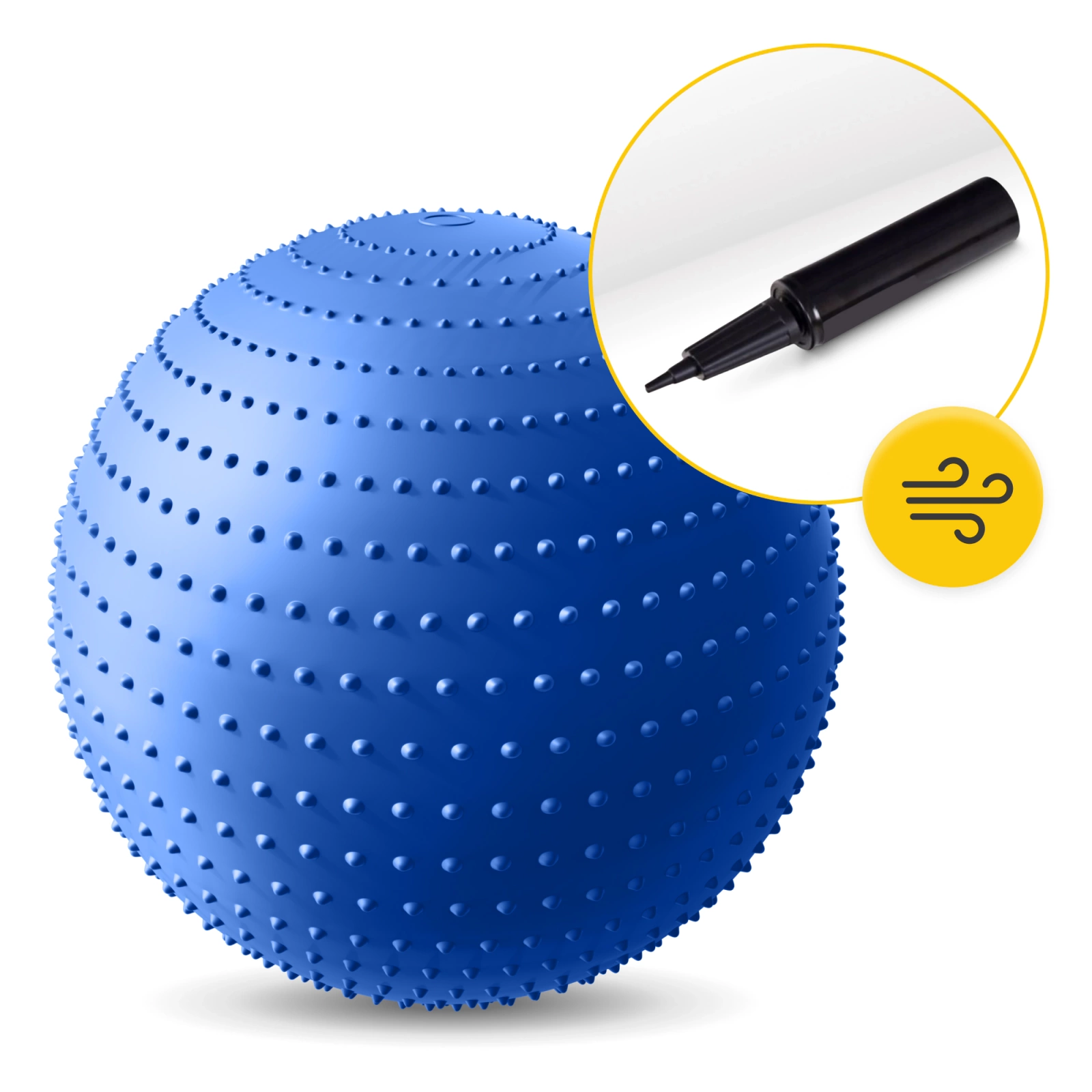 pilka gimnastyczna dmuchana do rehabilitacji 