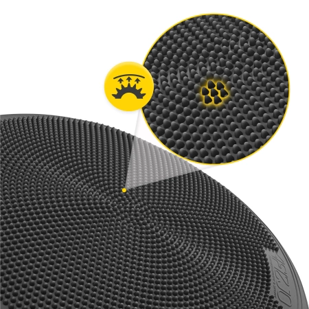 Sensomotoros párna MED+ 60 cm fekete