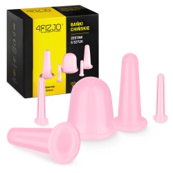 FACE+ szilikonköpöly készlet, 5 db, rózsaszín