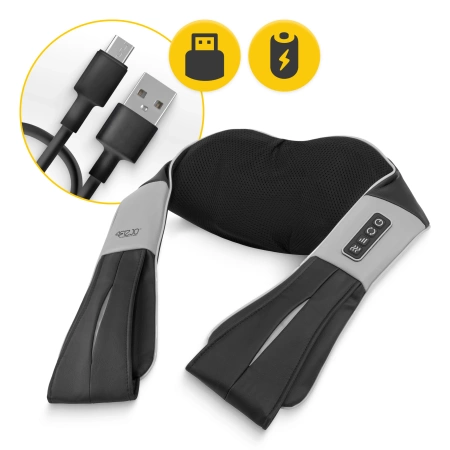 SHIATSU ULTRA+ nyak- és nyakmasszírozó, szürke