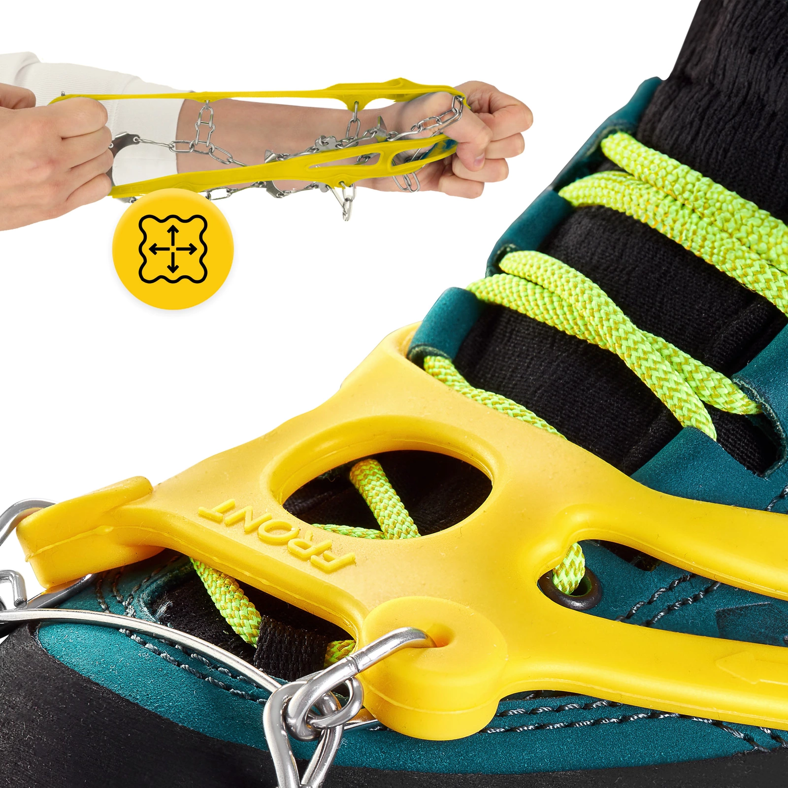 turystyczne raczki na buty turystyczne trekkingowe mountain goat