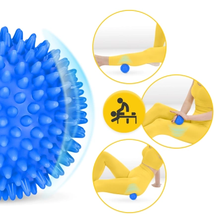 SPIKE+ tüskés masszázslabda, 8 cm