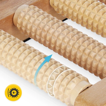 Dupla fa talpmasszírozó henger