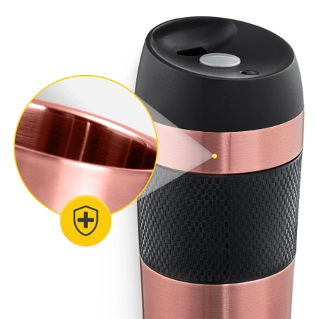 Mountain Goat TRAVEL termosz bögre, 400 ml, rózsaszín