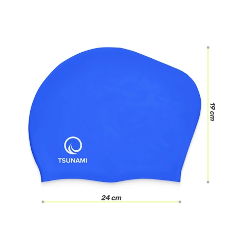 TSUNAMI unisex úszósapka, sötétkék