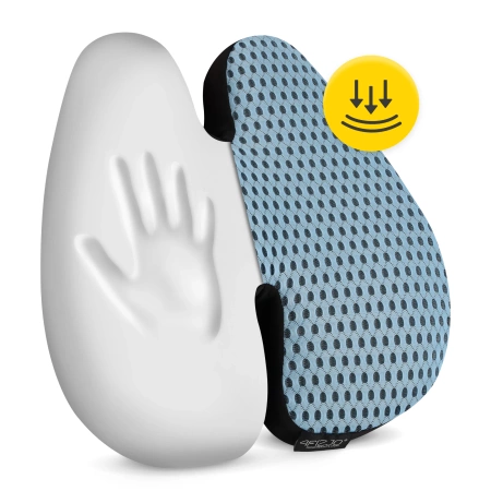 Ortopéd háttámasz párna, kék