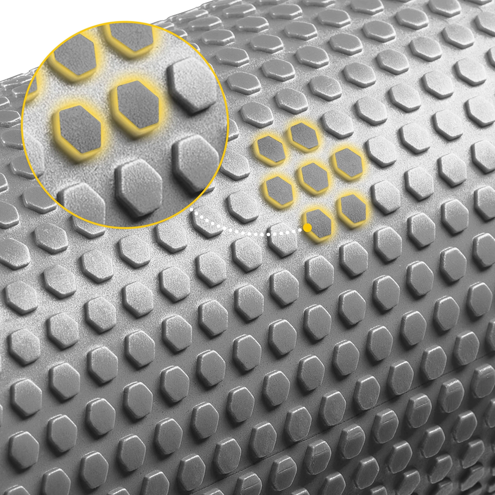 roller do masazu z wypustkami pentagram 60cm care+ walek