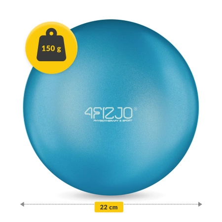 Pilates labda, 22 cm, kék