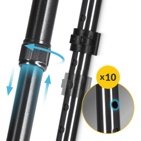 PRO állítható mankó, kék