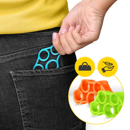 9 részes ujj- és marokerősítő gumikészlet