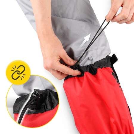 Vízálló túra csizma szár