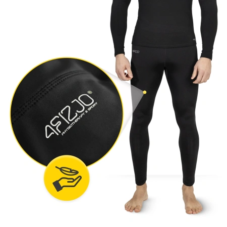 Unisex termikus nadrág – fekete, XXL méret