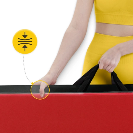 Összecsukható tornaszőnyeg, XL, sokszínű