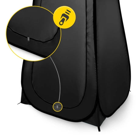 Mountain Goat zuhanysátor, fekete