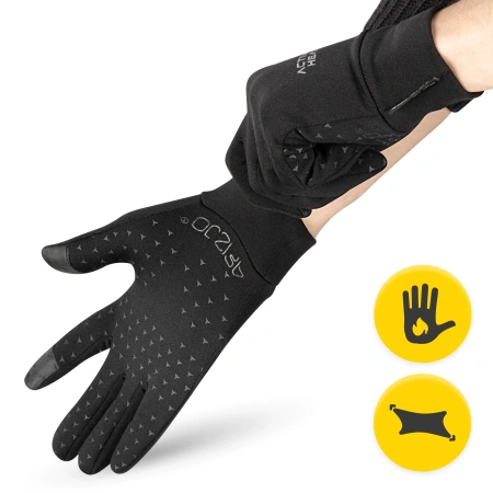 Hővédő kesztyű - méret L/XL, fekete